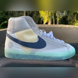 New Nike Blazer Mid 77 Move to Zero Glacier Ice Size 9 New